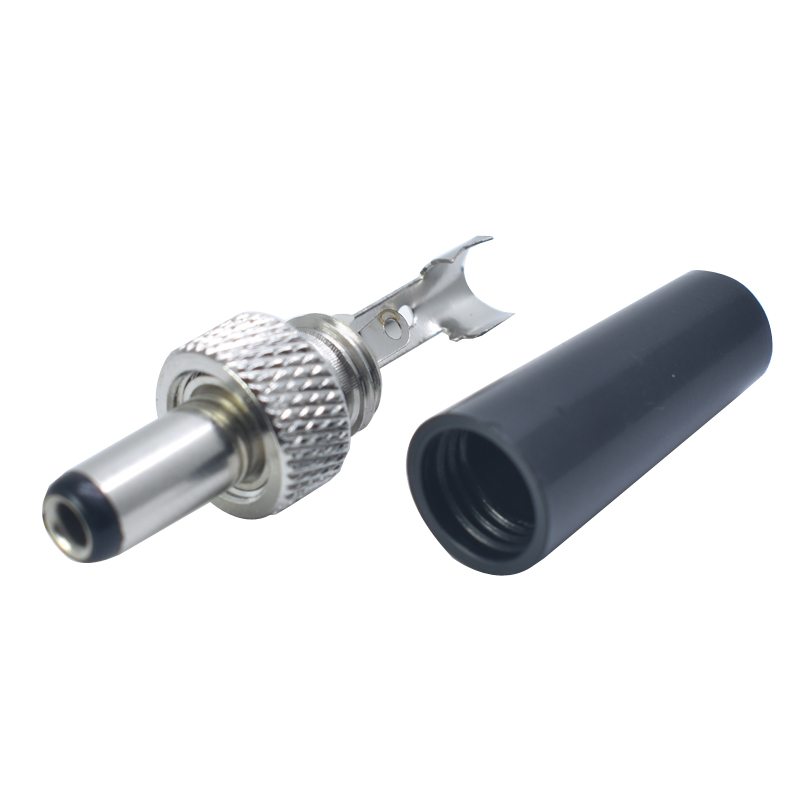 1 pz spina di alimentazione cc 5.5*2.1MM 5.5*2.5MM 5.5x2.1 5.5x2.5 spina di saldatura fai-da-te connettore adattatore Jack spina di ricarica porta di alimentazione con dado