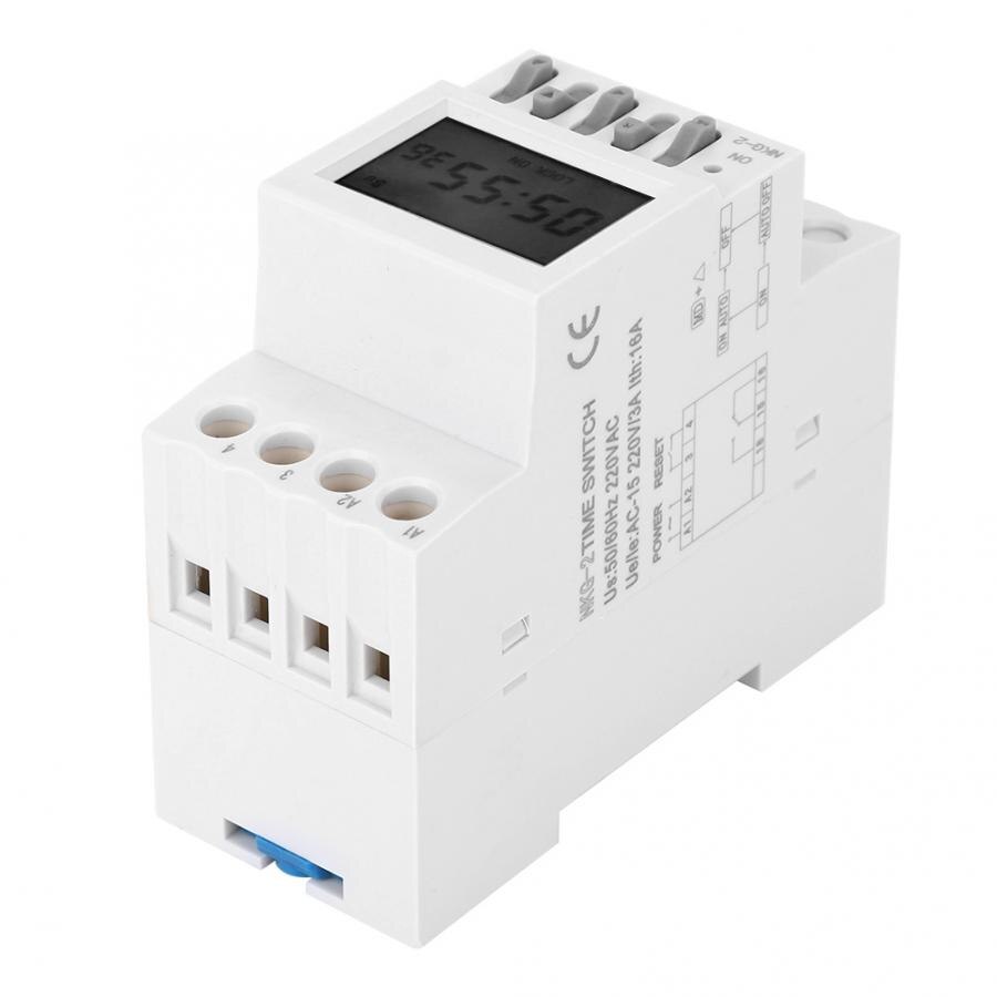 AC220V 3A Time Control Switch Guide Rail Type School Factory Ring Bell Switch Relay