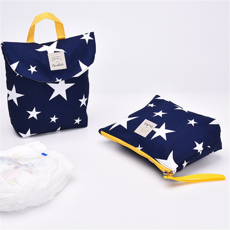 Grote Luier Opbergtas Draagbare Baby Luierzakken Kinderwagen Organizer Baby Tassen Moeder Reizen Opknoping Wagen Nat/Droog Wasbare tassen