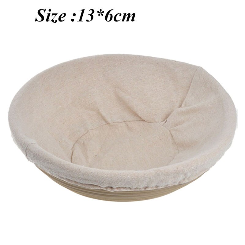 Cesta de fermentación de ratán Natural, cesta REDONDA/Ovalada para pan, masa de mimbre, cestas de prueba de masa de ratán: A1