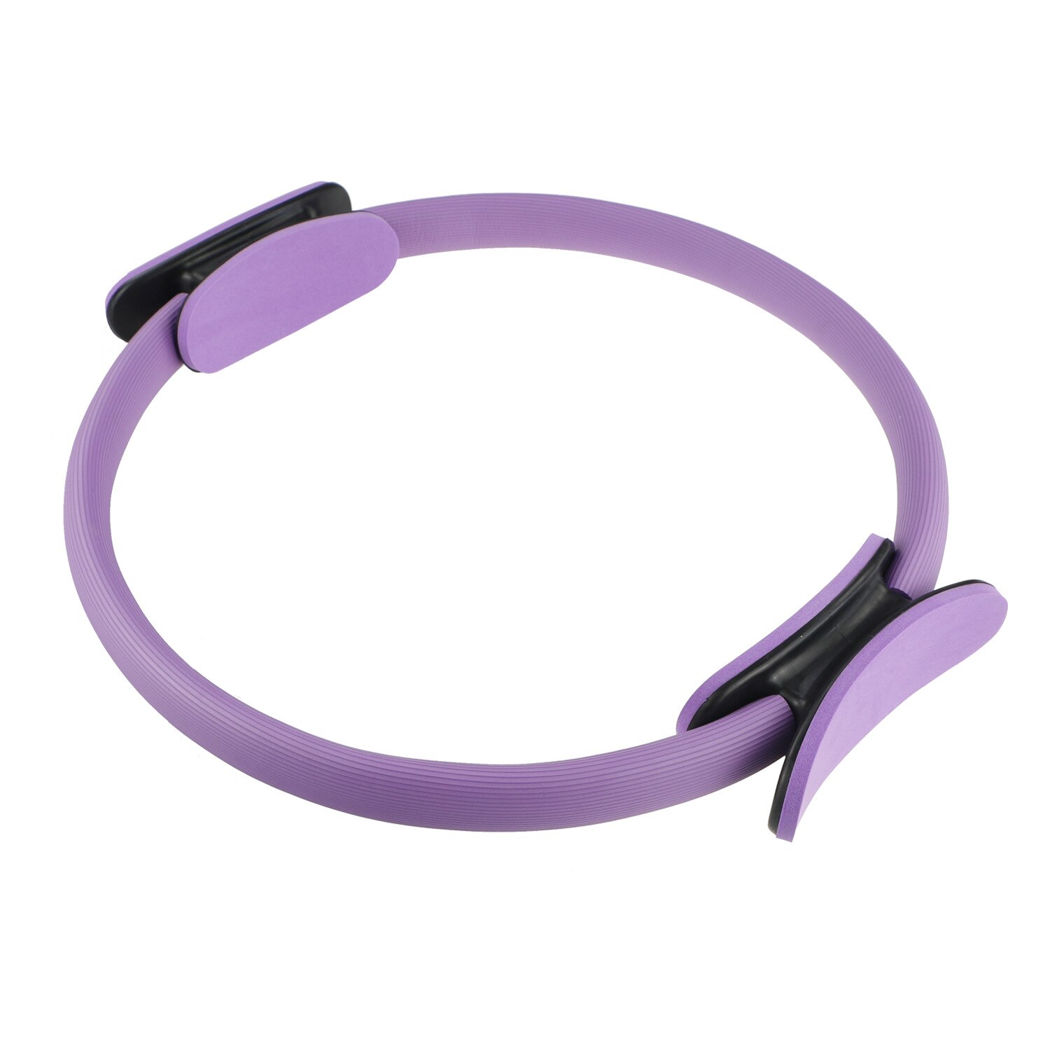 1Pcs Pilates Ring Superieure Yoga Cirkel Power Weerstand Oefening Cirkel Fitness Dual Grip Ring Voor Toning Dijen Abs Benen: Paars
