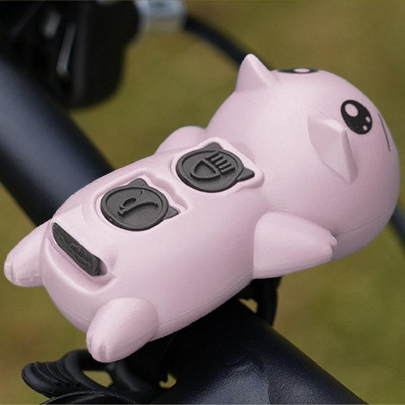 Cycle Headlights Cat Cycling Flashlight Rechargeable Electric Cycle Light Bright Cycling Safety Light With Horn Waterproof For