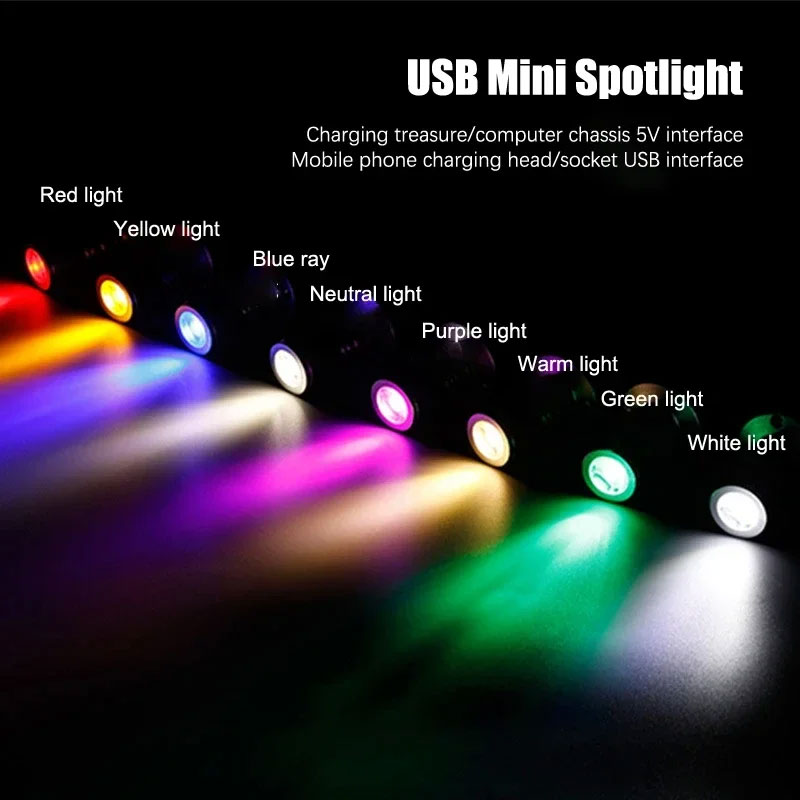 LED USB 5V 3W LED Stelle Licht Oberfläche Montiert Schrank Vitrine Zähler Schmuck Lampe Drehbare Winkel Decke Mini scheinwerfer