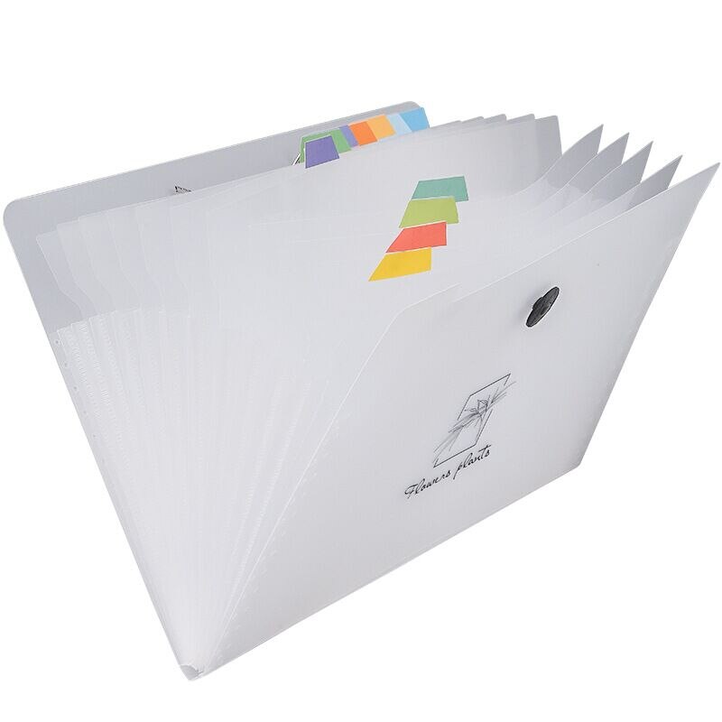 MINKYS Waterproof 12 Layers A4 Expanding File Folder Organizer Bag Briefcase Free Index Label School Office Stationery