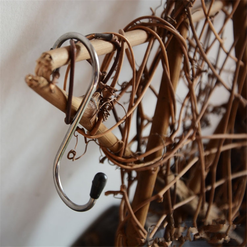 Natural Grapevine Wreath Star Heart Ring Shape DIY Crafts Base for Christmas Wreath Garland Home Decoration