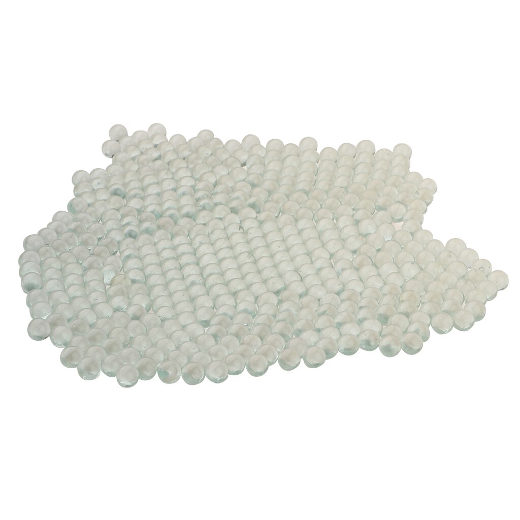 350 Pieces of 10mm Round Transparent Glass Marbles, Vase, Fish Tank, Aquarium Decoration