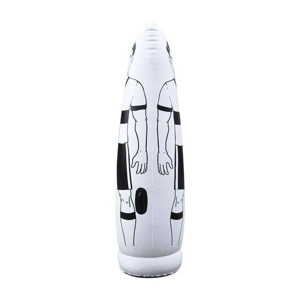1.75m pvc voksen oppustelig fodbold træning mål keeper solo fodbold træner tumbler luft dummy værktøj oppustelig tumbler væg