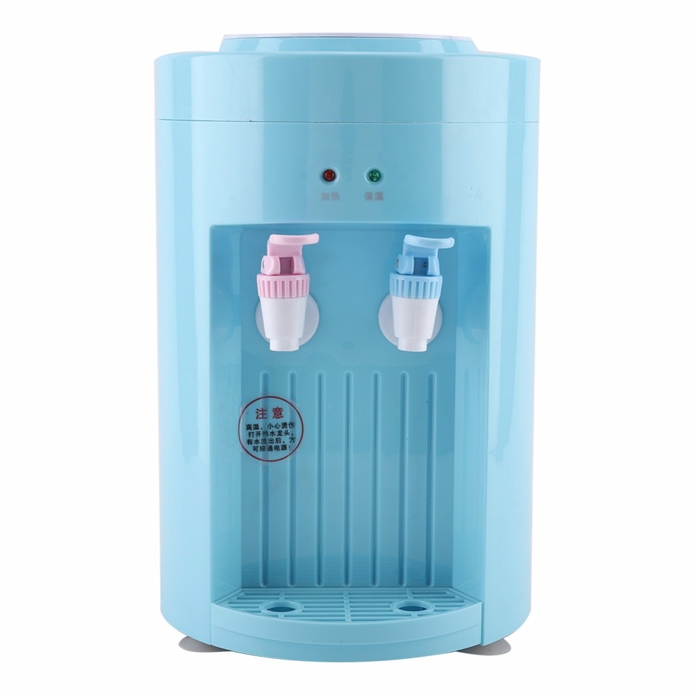 Mini vanddispenser drikke maskine bærbar elektrisk hvid desktop husholdnings vand dispenser 220v