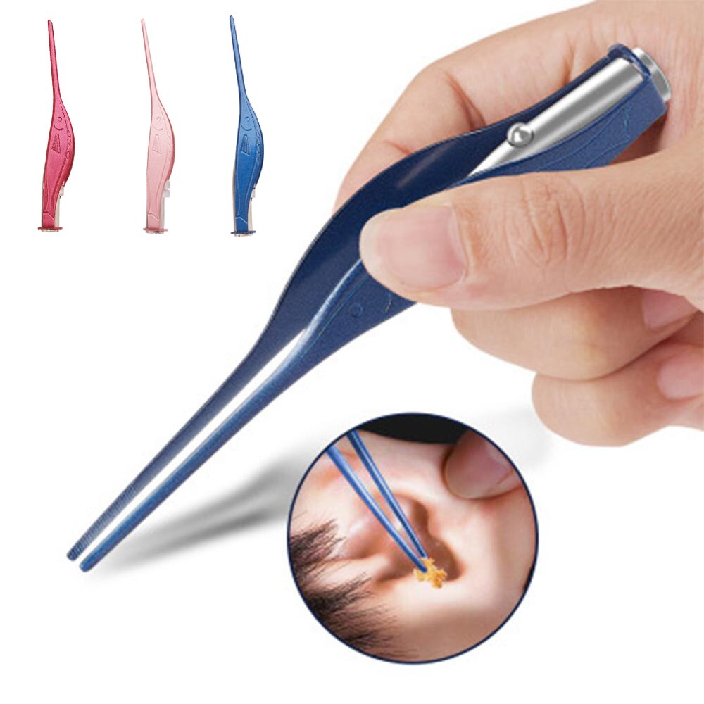 Cure-oreille lumineux LED, nettoyeur de cire d'oreille pour enfants, boucle d'oreille pour bébé, ensemble d'outils avec visualisation de la lumière