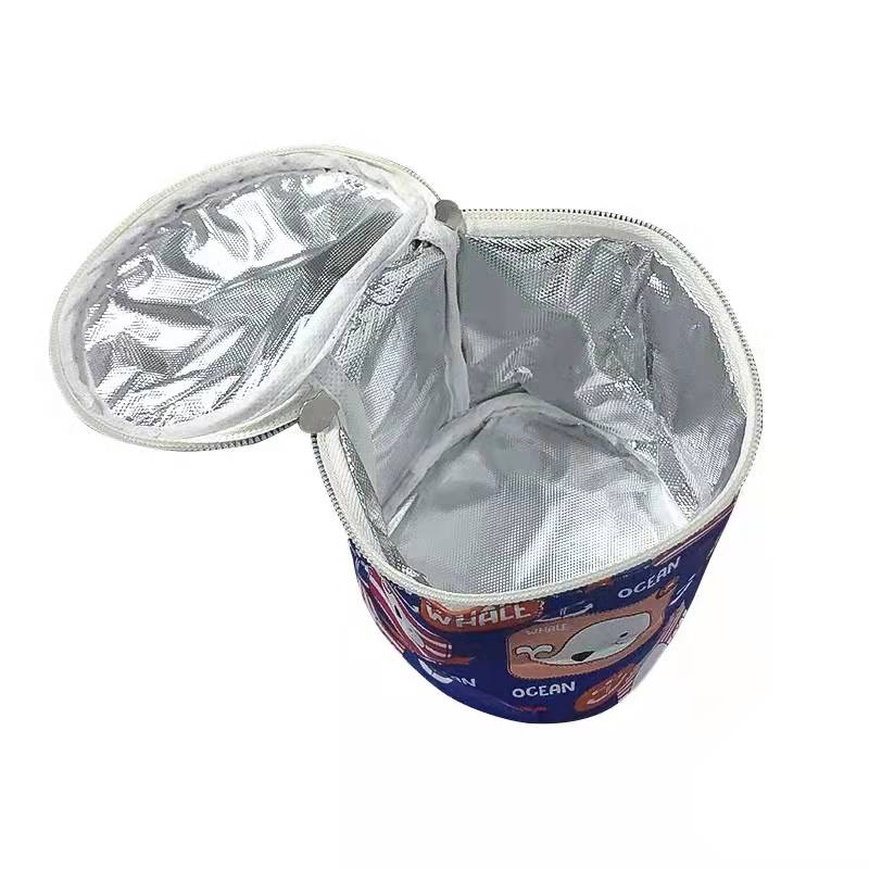 Fiambrera de acero inoxidable, bolsa térmica para mantener , aislante, de lona, impermeable, para Picnic, almacenamiento de alimentos, 1 unidad