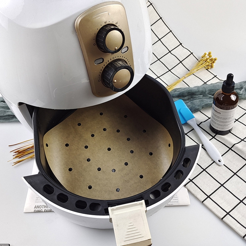 Ensemble de papier parchemin perforé robuste, 200, pour friteuse à Air, matériau Durable, sain et fiable, de cuisine