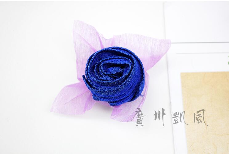50 pieces Wedding For Guests Sweety Rose Flower Cake Towel For Party Supply Valentine's Day Favor