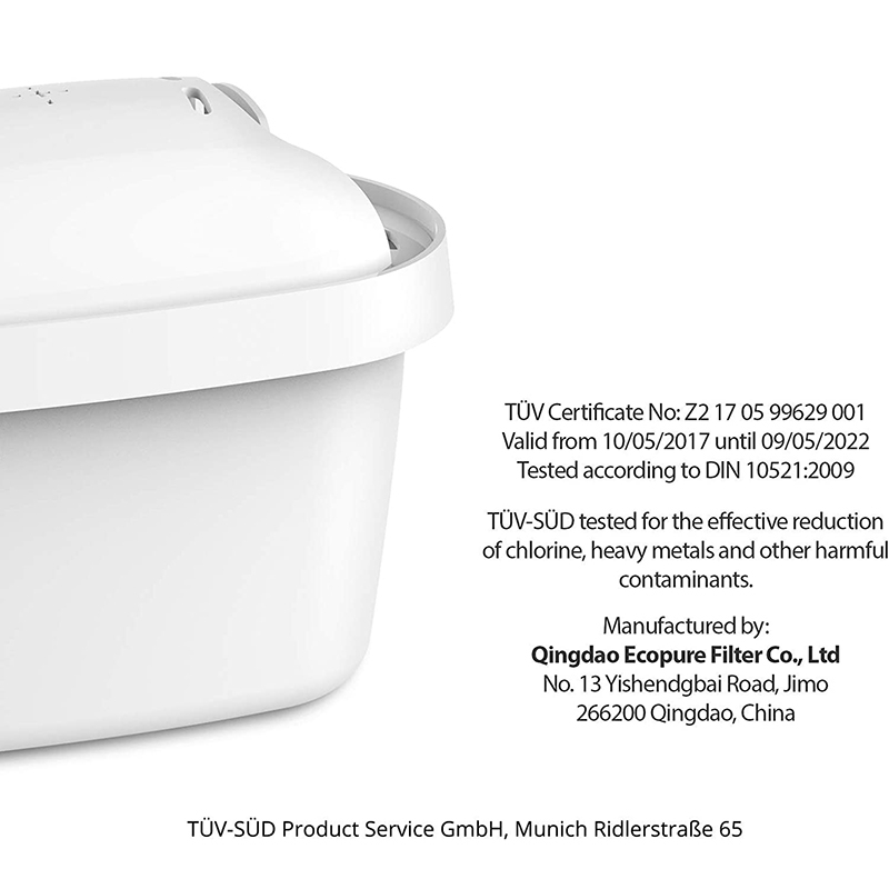 Cartouche filtrante universelle pour bouilloire, Compatible avec tous les modèles Brita Maxtra +