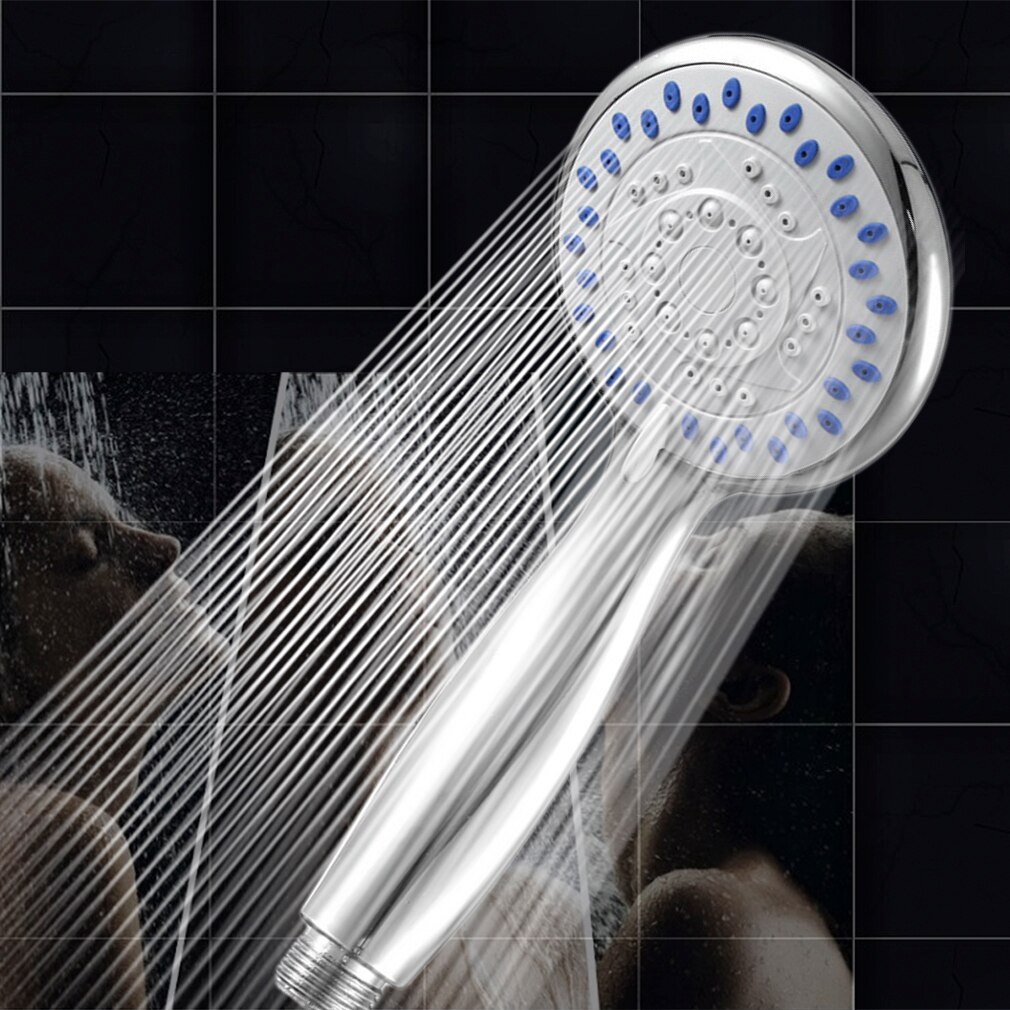 Large Function Chrome Bath Shower Head Handset Handheld Anti-limescale Universal