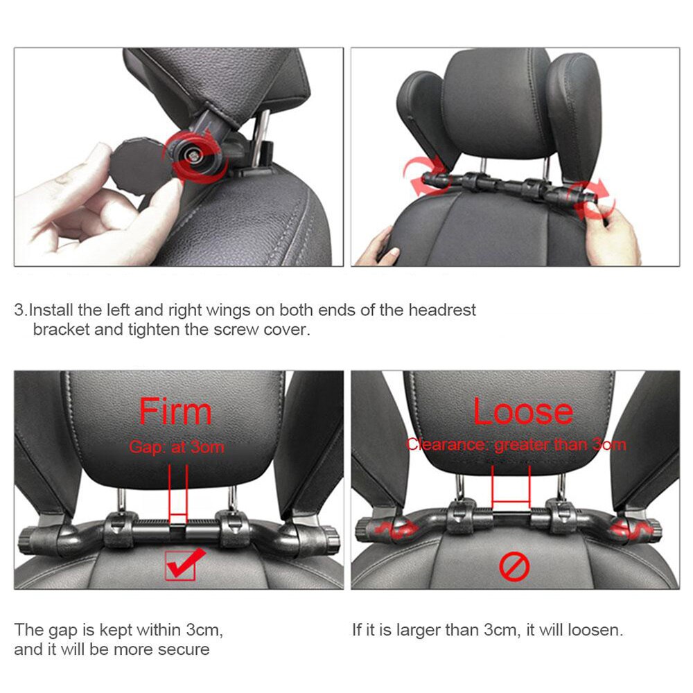Autostoel Hoofdsteun Reizen Rest Nekkussen Ondersteuning Oplossing Voor Kinderen En Volwassenen Kinderen Auto Seat Hoofd Kussen Auto Kussen