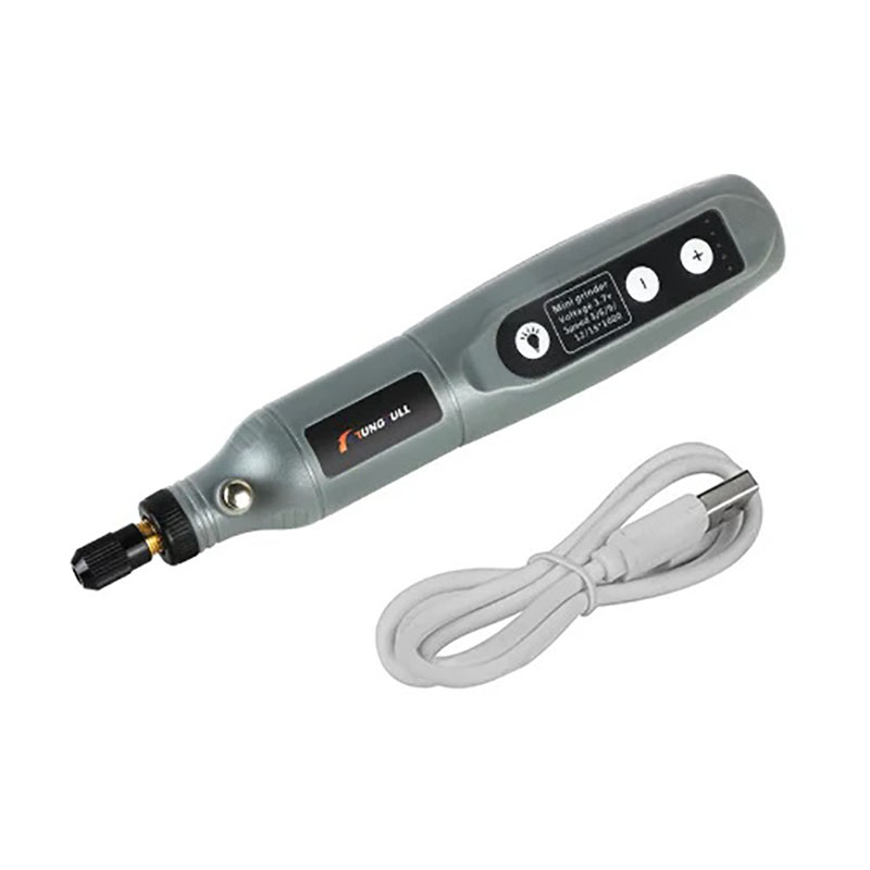 Stylo de gravure sans fil USB, Mini perceuse sans fil Rechargeable, outil rotatif de vitesse, ensemble d'accessoires de meulage Dremel: green
