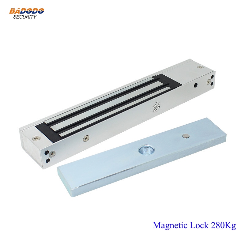DC12V or DC24V single door electromagnetic lock 280Kg 600Lbs electric magnetic door lock for glass door
