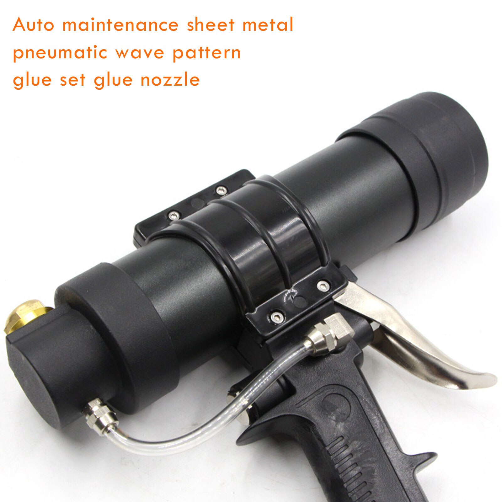 310ml Sealant Glass Glue Spray Gun Pneumatic Gun Caulk Nozzle Applicator Kit Finishing Tool Reusable Sprayer Caulking Tools Set