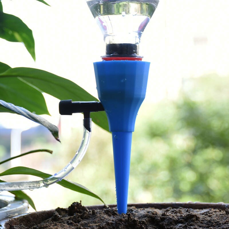 Flower pot Automatic Drip irrigation system Plant Waterers DIY automatic dripping spike conical indoor plant watering 1pcs