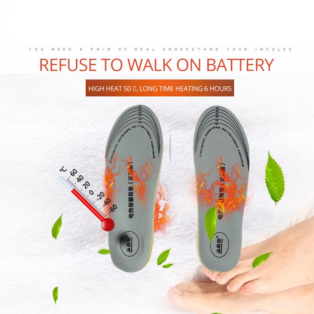 Plantillas térmicas para botas de Moto, zapatos térmicos con calefacción eléctrica para invierno, con batería USB, mantiene el calor