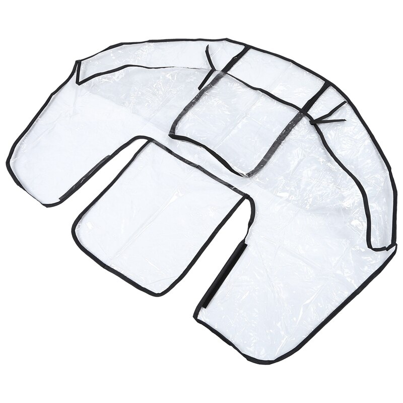 Housse anti-poussière pour poussette de bébé, protection anti-vent en PVC Non toxique, sans goût, accessoires pour poussette