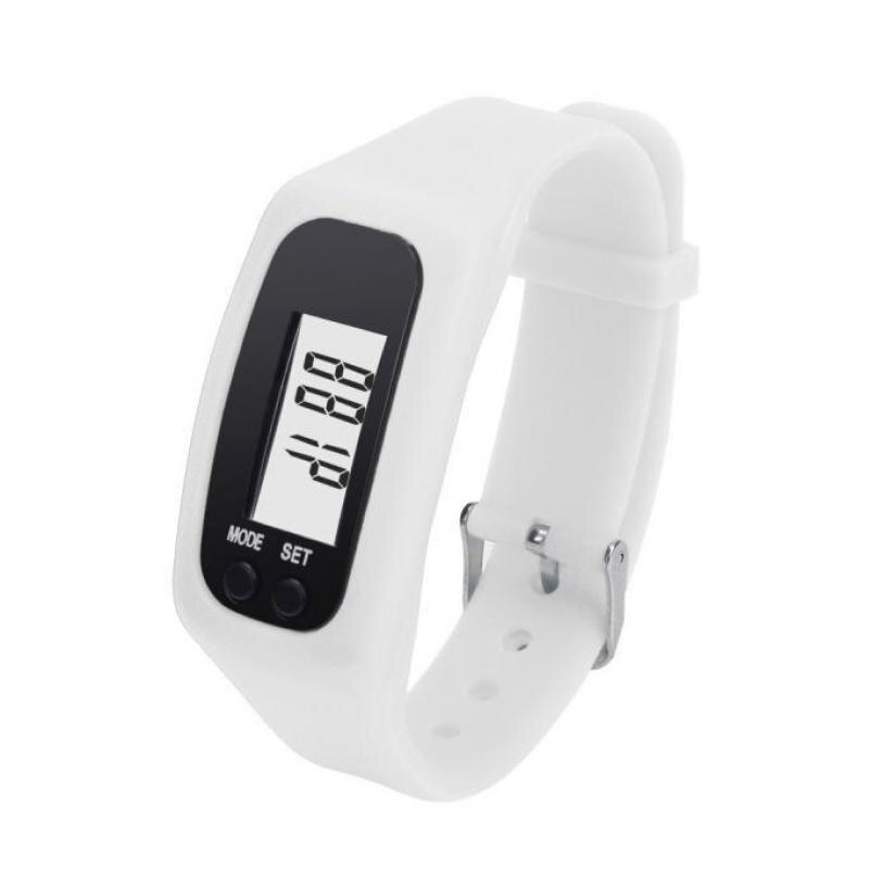 Pedometers Digital LCD Pedometer Run Step Walking Distance Calorie Counter 12 / 24 Hours Time Display Sport Watch Bracelet: 02