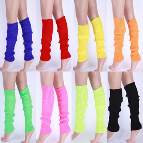 Frauen Einfarbig betroffen Winter Beinlinge Kniehohe Leggings Stiefel 22LP 9D47