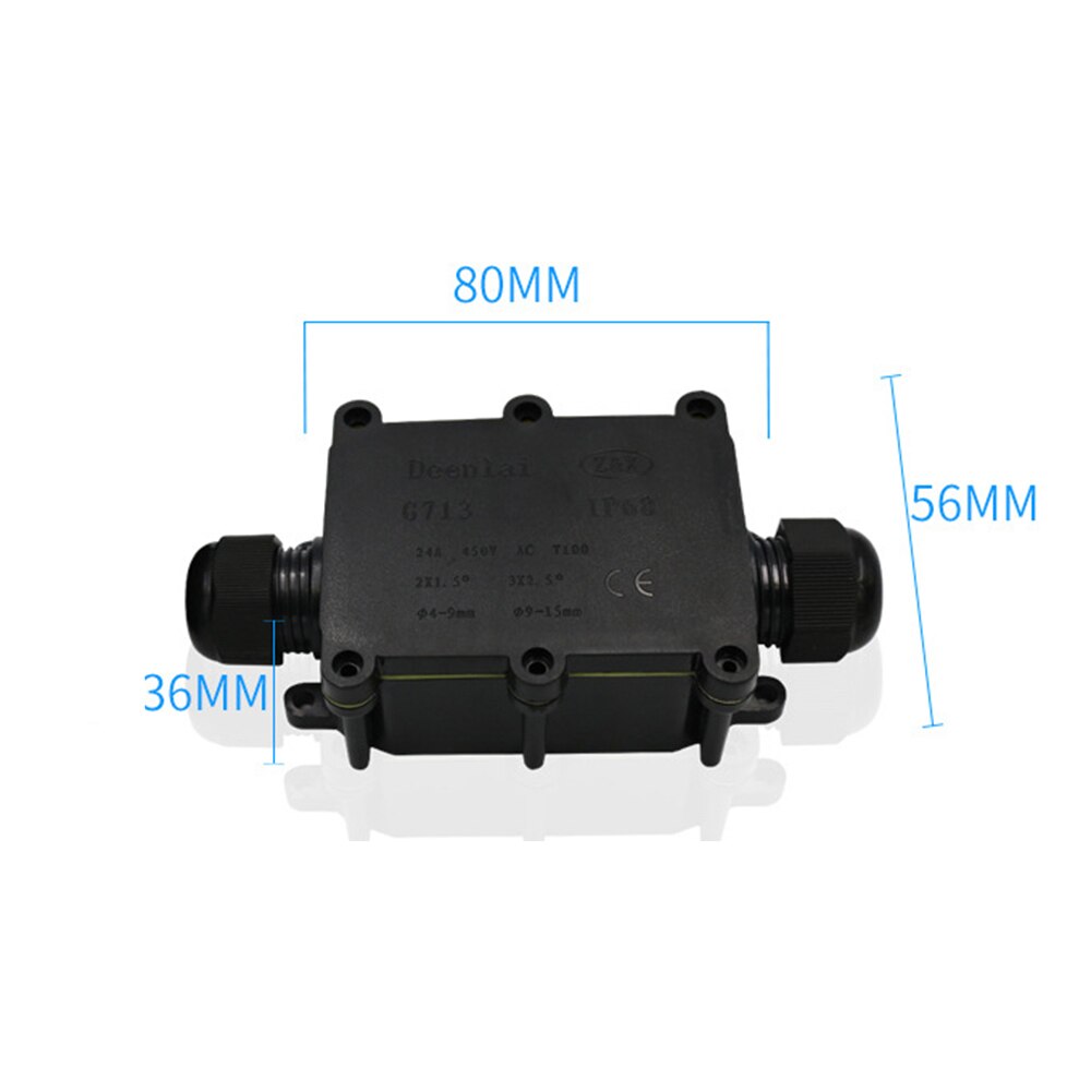 Waterproof IP68 Outdoor Junction Box DTY Connectors Electrical Equipment Supplies Used For Underwater Lights