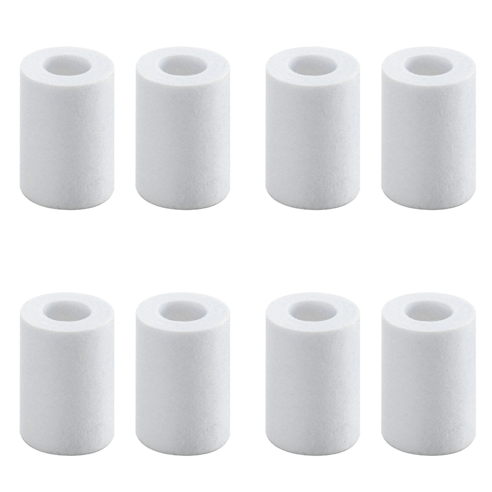 Dusch filter transparentes Badezimmer filtration system 5 Mikron pp Baumwoll filter Haushalts wasserfilter 3,5x2,4 Zoll für die Küche zu Hause: Burgunderrot