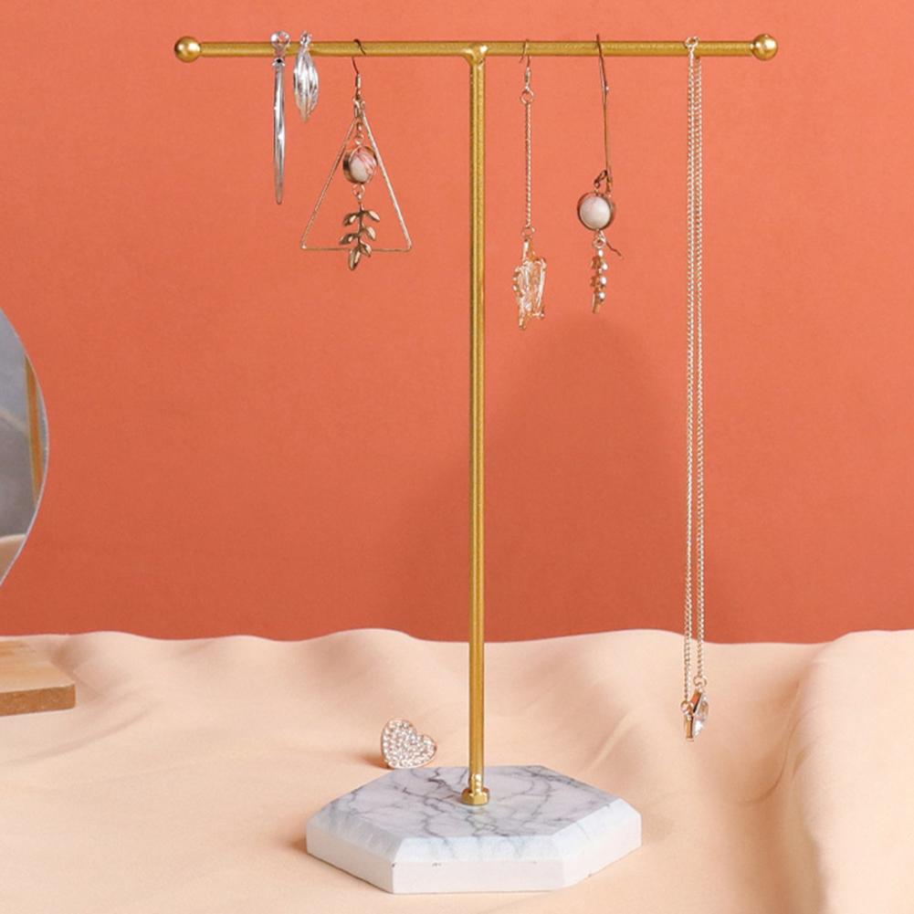 IJzeren sieradenhouder Europese stijl grote capaciteit decoratieve ketting oorbel opbergplank voor