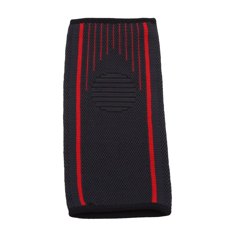 Soporte de protección de tobillo para deporte al aire libre, gimnasio, baloncesto, bádminton, antipulverización de tobillos, cuidado de enfermería cálido, negro y rojo, 1 unidad