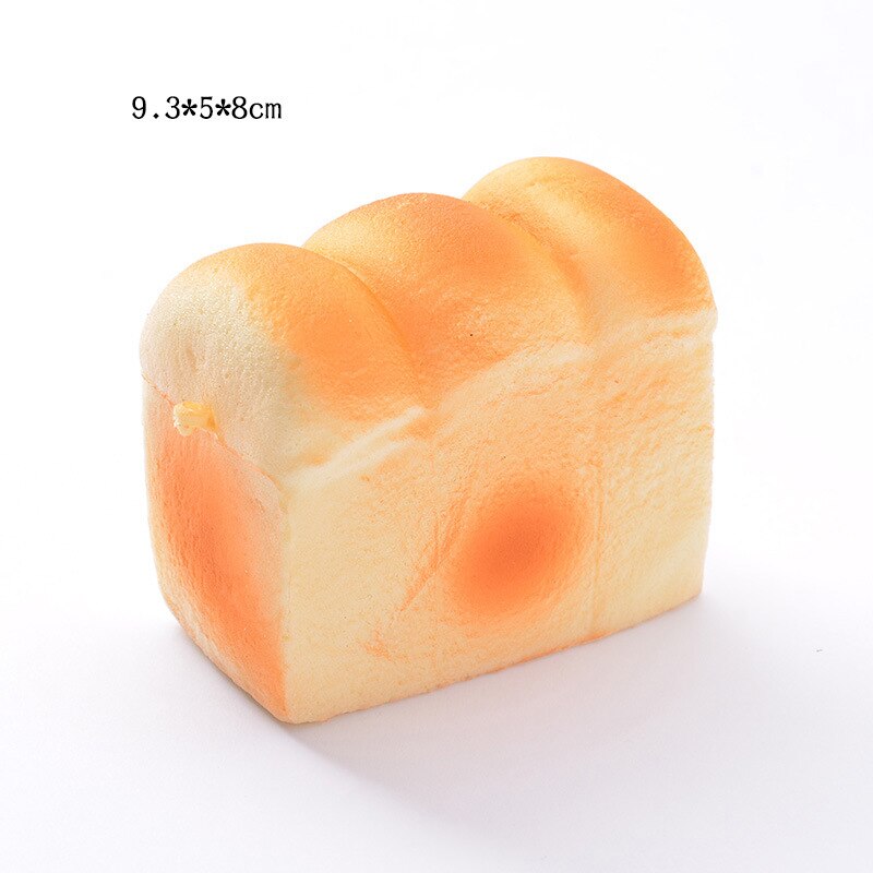 Squishy Food kreatywne imitujące chleb tosty pączki powolne rośnie wycisnąć zabawki antystresowe parodia Tease ludzie dekoracja stołu