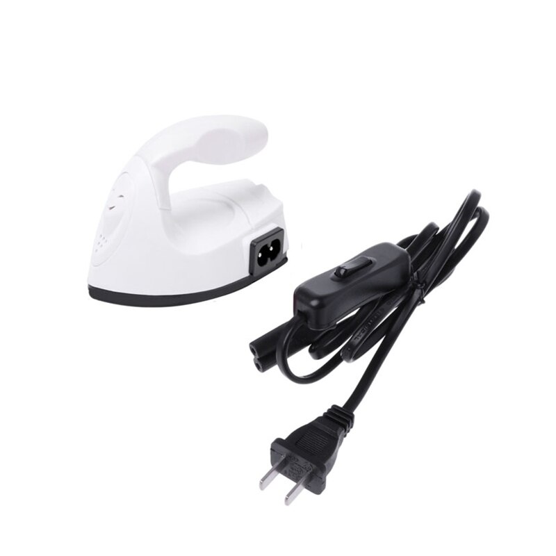 Mini Wärme Presse Maschine für T Hemden Schuhe Wärme Transfer Vinyl Projekte Einfach zu Griff und Tragbare mit Ladekabel: Weiß