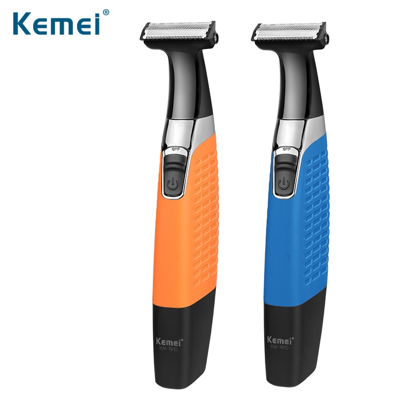 Kemei Oplaadbare Elektrische Scheerapparaat Vergeldende Baard Scheerapparaat Waterdichte Elektrische Razor Trimmer Mannen Scheren Machine Gezichtsverzorging