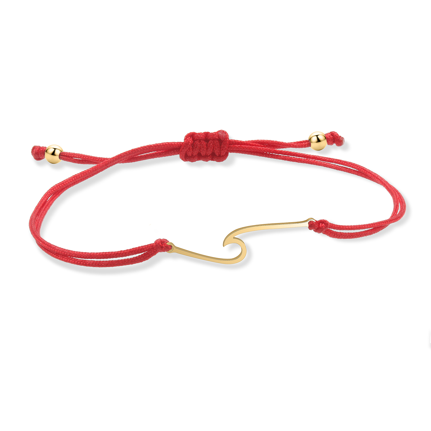 Rvs Mooie Oceaan Golf Bedelarmband Vrouwen Meisje Mode Zee Surf Rood Zwart Blauw String Handgemaakte Verstelbare Sieraden
