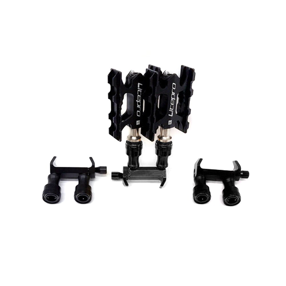 Bicycle Quick Release Pedal Folding Road Bike Holder Adapter Mountain Bicycle Parts Accessories for Brompton MKS Aceoffix
