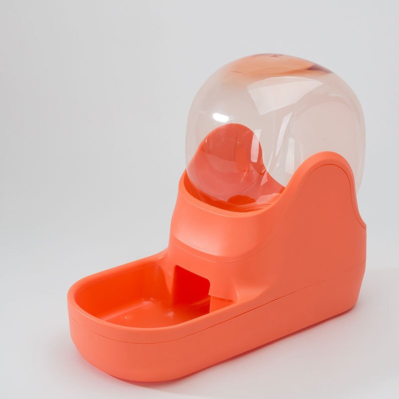 Distributeur automatique d'eau pour animaux de compagnie, grande capacité, bol à boire pour chiens et chats, accessoires pour chiots, fournitures d'alimentation en eau et d'arrosage, 3.8l distributeurs: Distributeur d'eau orange