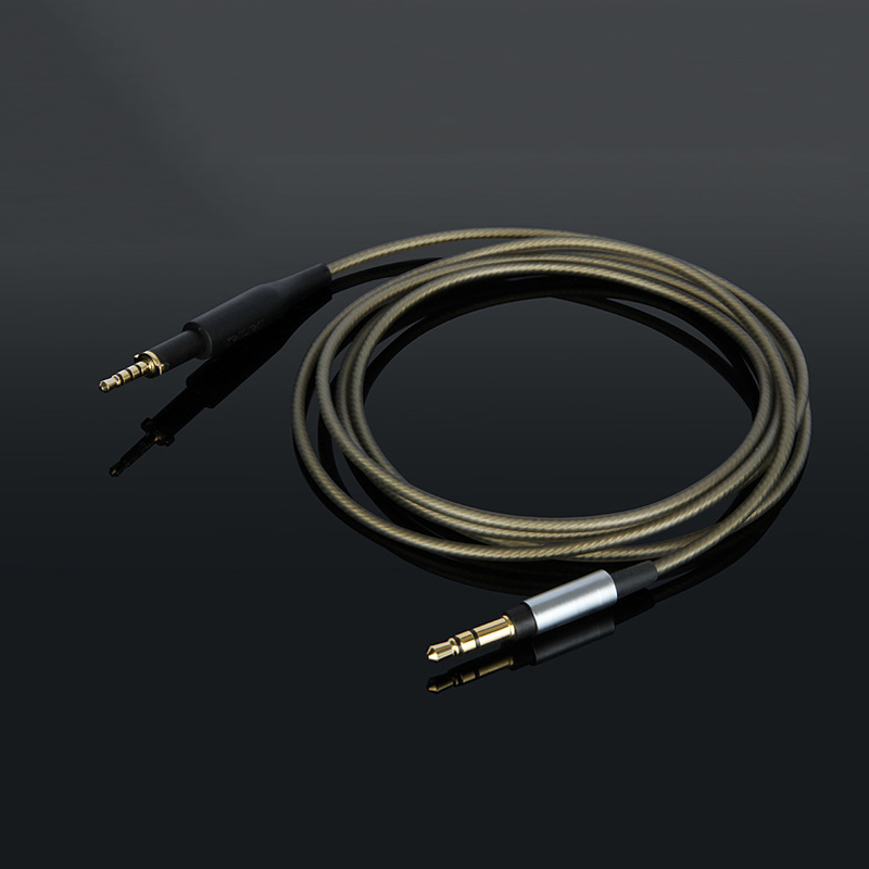 Vervangende Kabel voor AKG K450 K451 K452 Q460 K480 Hoofdtelefoon Oortelefoon Headset 3.5mm Tot 2.5mm Verzilverd Audio kabels: Brown