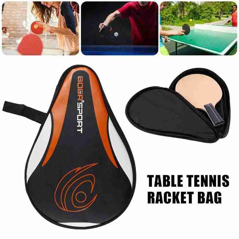 Pingisfodral sport bordtennisracketväska bärbara skyddstillbehör utrustning vattentät dragkedja träningsyrke