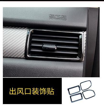 Voor Mitsubishi Outlander Hoge Roestvrijstalen Interieur Pailletten, Dashboard Trim: Ivoor