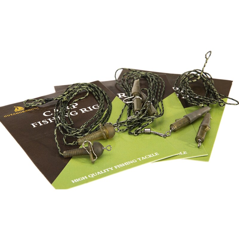 3Pcs/Set Braided Lead Core Carp Leader Line Mainline Leadcore For Carp Rig Chod Helicopter Rig Carp Coarse Fishing Line