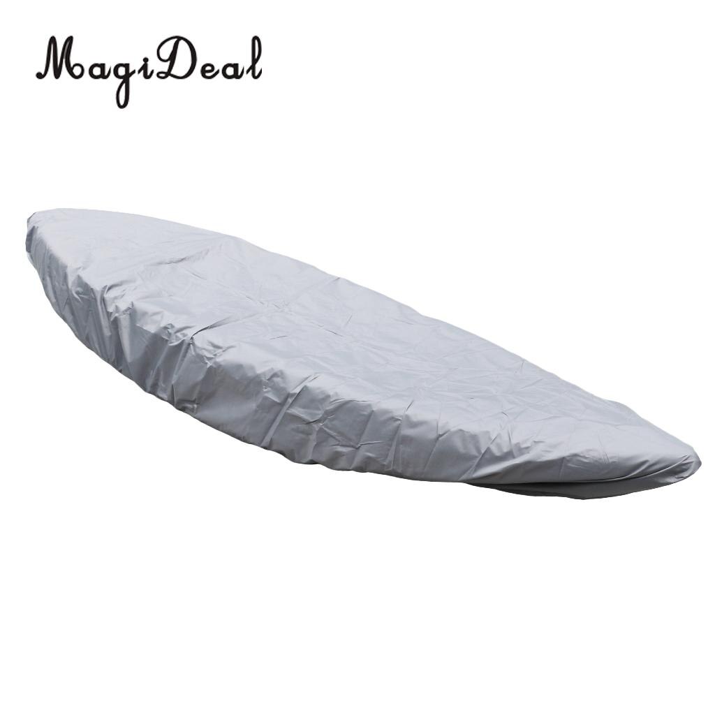 Heavy Duty Gray Oxford Fabric Kayak Cover Storage - Waterproof, Dustproof, UV & Sun Protection - 15 Sizes Available