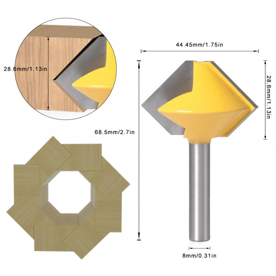Vogel Mond Router Bit Polygon Vogel Mond Router Bi... – Grandado