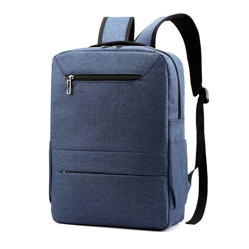 Ruwb #39 business rygsæk mænd computer laptop rygsække til mænd rejser fritid stor kapacitet rygsæk mochila escolar tasker: Blå