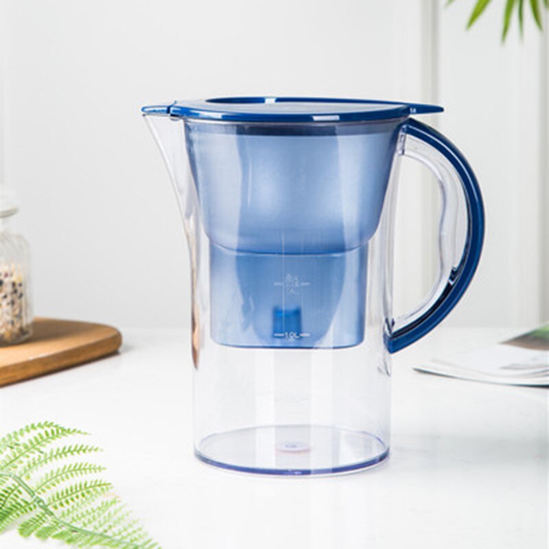 2.5L Water Filter Kettle Activated Carbon Alkaline Filtration Net Food Grade Material Office Water Purifier Cold Storage Bottle