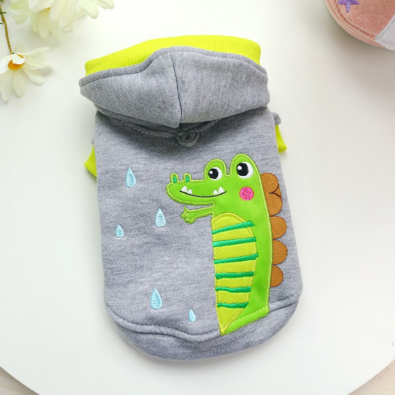 Winter Dog Clothes Crocodile Unicorn Pets Outfits Warm Clothes for Small Dogs Cat Costumes Coat Jacket Puppy Sweater Dogs