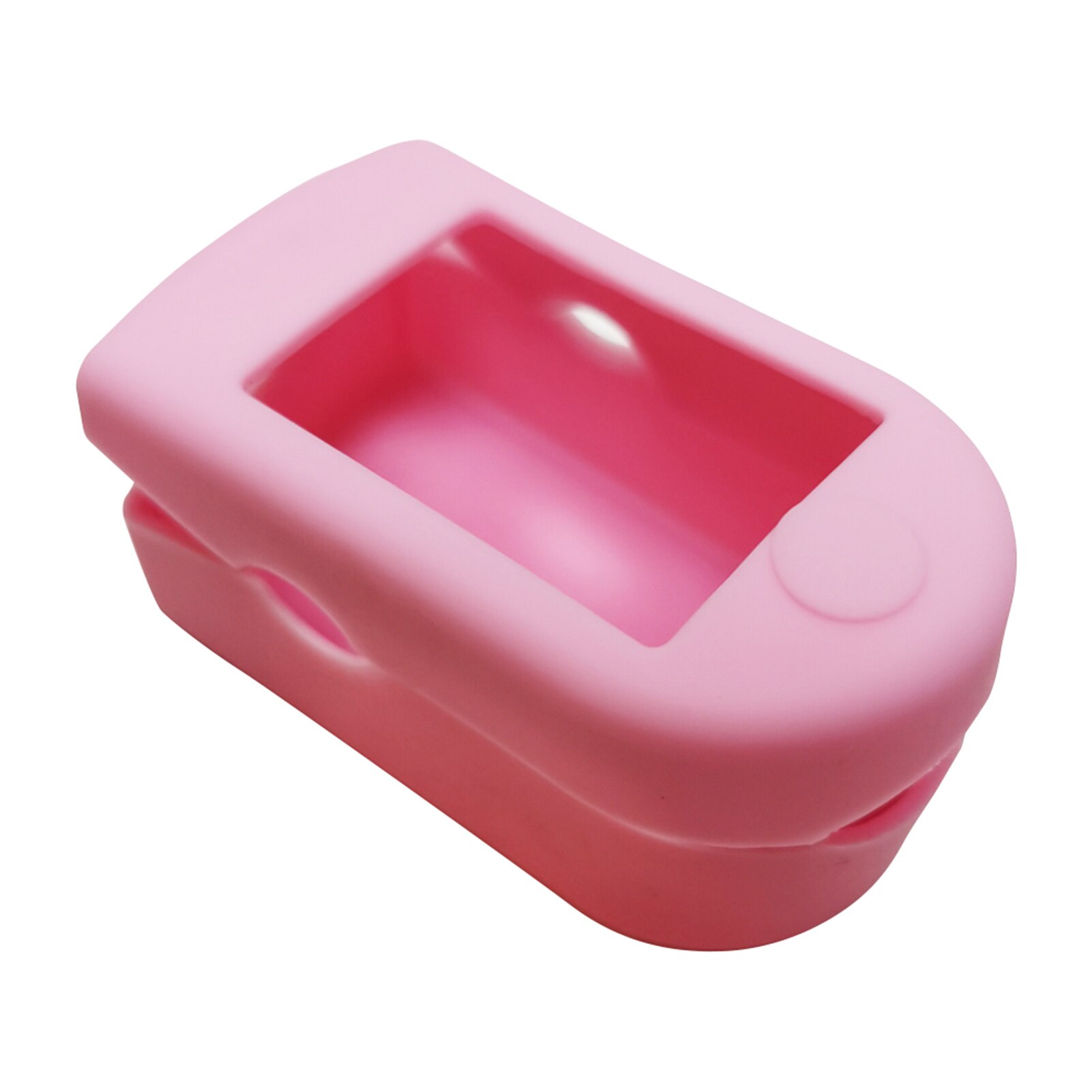 Bloedzuurstofmonitorhoes siliconen vingertop polsmeterhoes pulsoximeter beschermende opberghoes voor thuisgebruik op reis: Rood