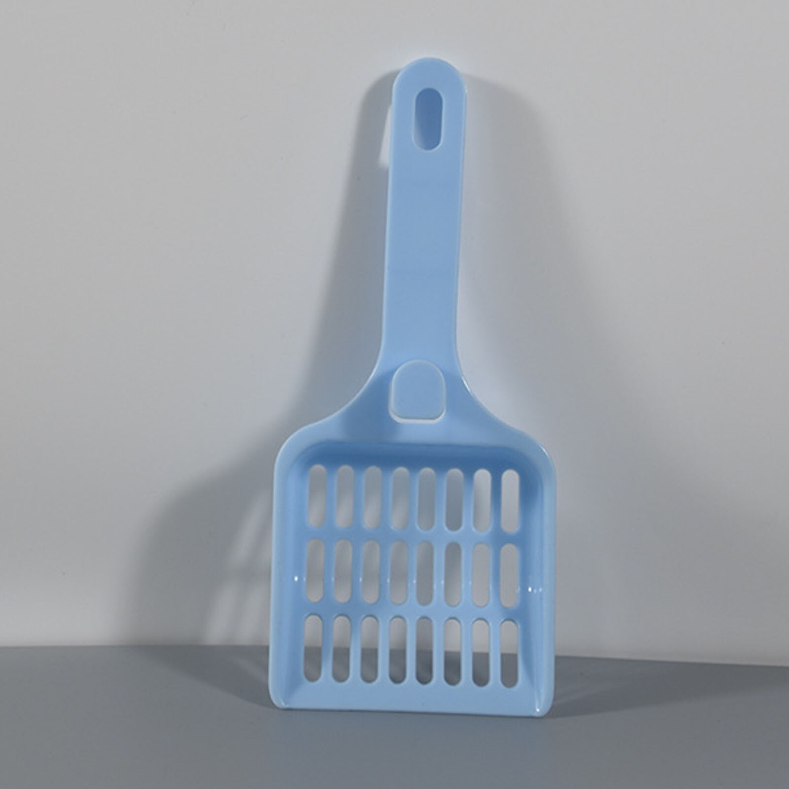 Lettiera per gatti setaccio per lettiera paletta per animali domestici raccoglitore per lettiera per gatti gancio per paletta integrato conveniente durevole in plastica per animali domestici