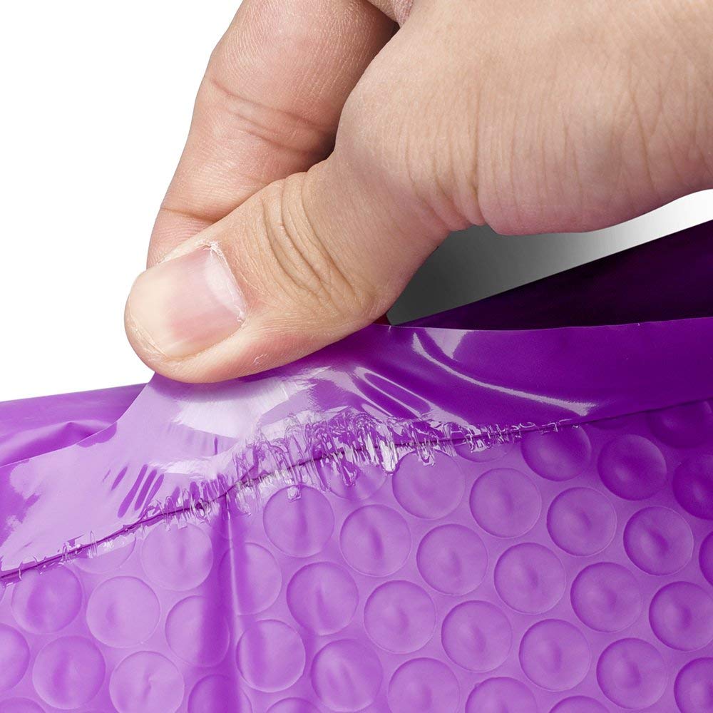 10 stk  #0 6 x 10 tommer lilla poly boble mailer polstrede konvolutter 175 x 230mm selvforseglet postpose boble konvolut emballage konvolutter