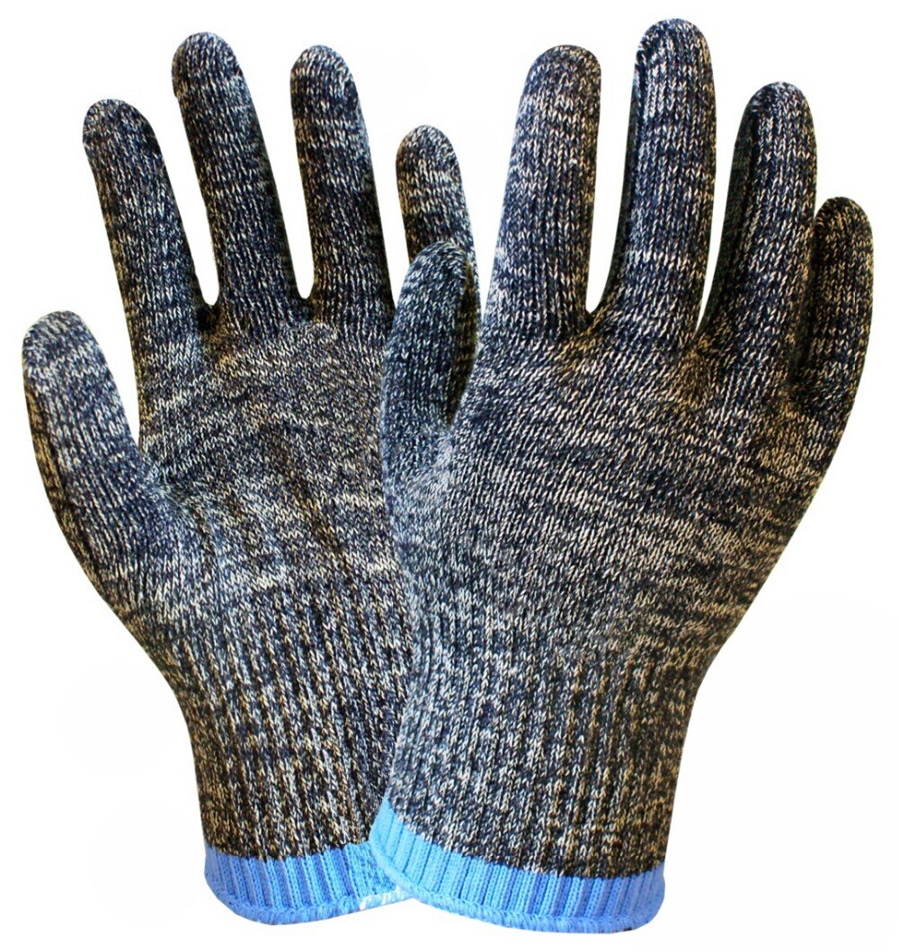 Hoge cut gevaren Metalen Stempelen Glas Handling Werk Handschoen Slager Handschoenen Aramid Fiber Anti Cut Veiligheid Handschoen